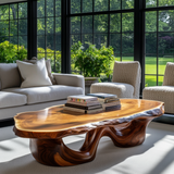 Virellan Live Edge Solid Wood Coffee Table - Timberustic Coffee Table
