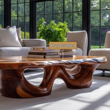 Virellan Live Edge Solid Wood Coffee Table - Timberustic Coffee Table