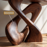 Virellis Sculpted Solid Wood Console Table - Timberustic Console Table