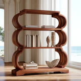 Virello Handcrafted Solid Wood Bookshelf SPA923581