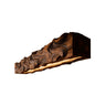 Virello Handcrafted Solid Wood Linear Pendant Light Brown - Timberustic Linear Pendant Light