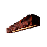 Virello Handcrafted Solid Wood Linear Pendant Light Mahogany - Timberustic Linear Pendant Light