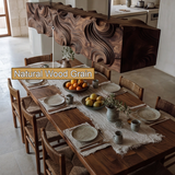 Virello Handcrafted Solid Wood Linear Pendant Light - Timberustic Linear Pendant Light