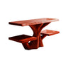 Virello Sculpted Solid Wood Bathroom Vanity with Shelves Mahogany - Timberustic Freestanding Bathroom Vanity with Shelves