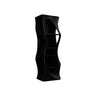 Virello Sculpted Solid Wood Wine Cabinet Black - Timberustic Wine Cabinet
