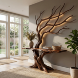 Virelthorn Sculpted Solid Wood Console Table SPA094845