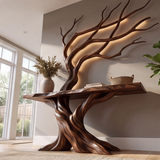 Virelthorn Sculpted Solid Wood Console Table SPA094845