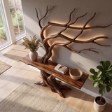 Virelthorn Sculpted Solid Wood Console Table SPA094845