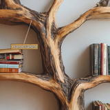 Virelthorn Sculpted Solid Wood Tree Bookshelf - Timberustic Tree Bookshelf
