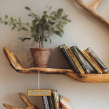 Virelthorn Sculpted Solid Wood Tree Bookshelf - Timberustic Tree Bookshelf
