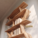 Virelune Handcrafted Solid Wood Bookshelf