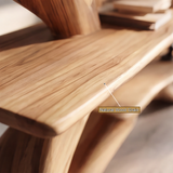Virelune Handcrafted Solid Wood Bookshelf