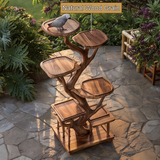 Virelwood Handcrafted Tree Branch Parrot Stand SPA273500 - Timberustic Tree Branch Parrot Stand