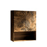 Virex Sculpted Solid Wood Floating Bathroom Cabinet