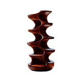 Virex Sculpted Solid Wood Tree-Inspired Cat Tree Shelf Mahogany - Timberustic Cat Tree Shelf