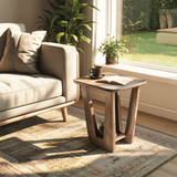 VistaFrame Solid Wood Side Table