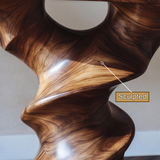 Vylaris Sculpted Solid Wood Console Table - Timberustic Console Table