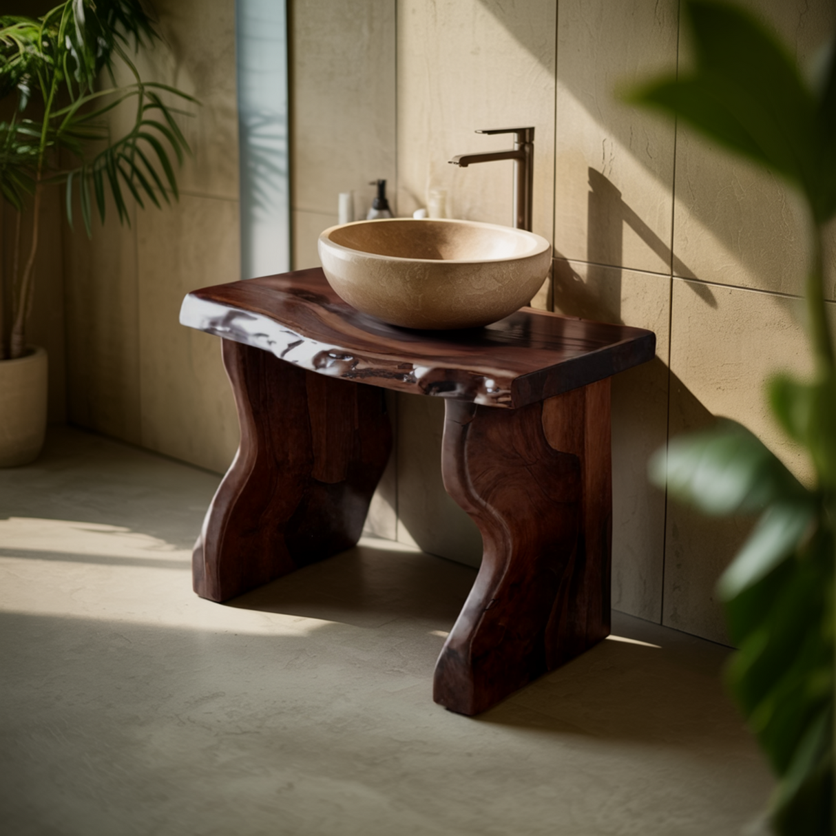 Wavecrest Solid Wood Bathroom Vanity
