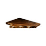 Wavedge Live Edge Floating Corner Shelf