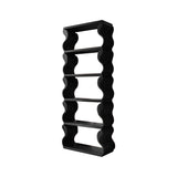 Waveform Live Edge Solid Wood Bookshelf