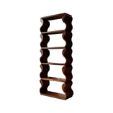 Waveform Live Edge Solid Wood Bookshelf