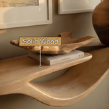 Waveform Solid Wood Floating Shelf - Timberustic Floating Shelf