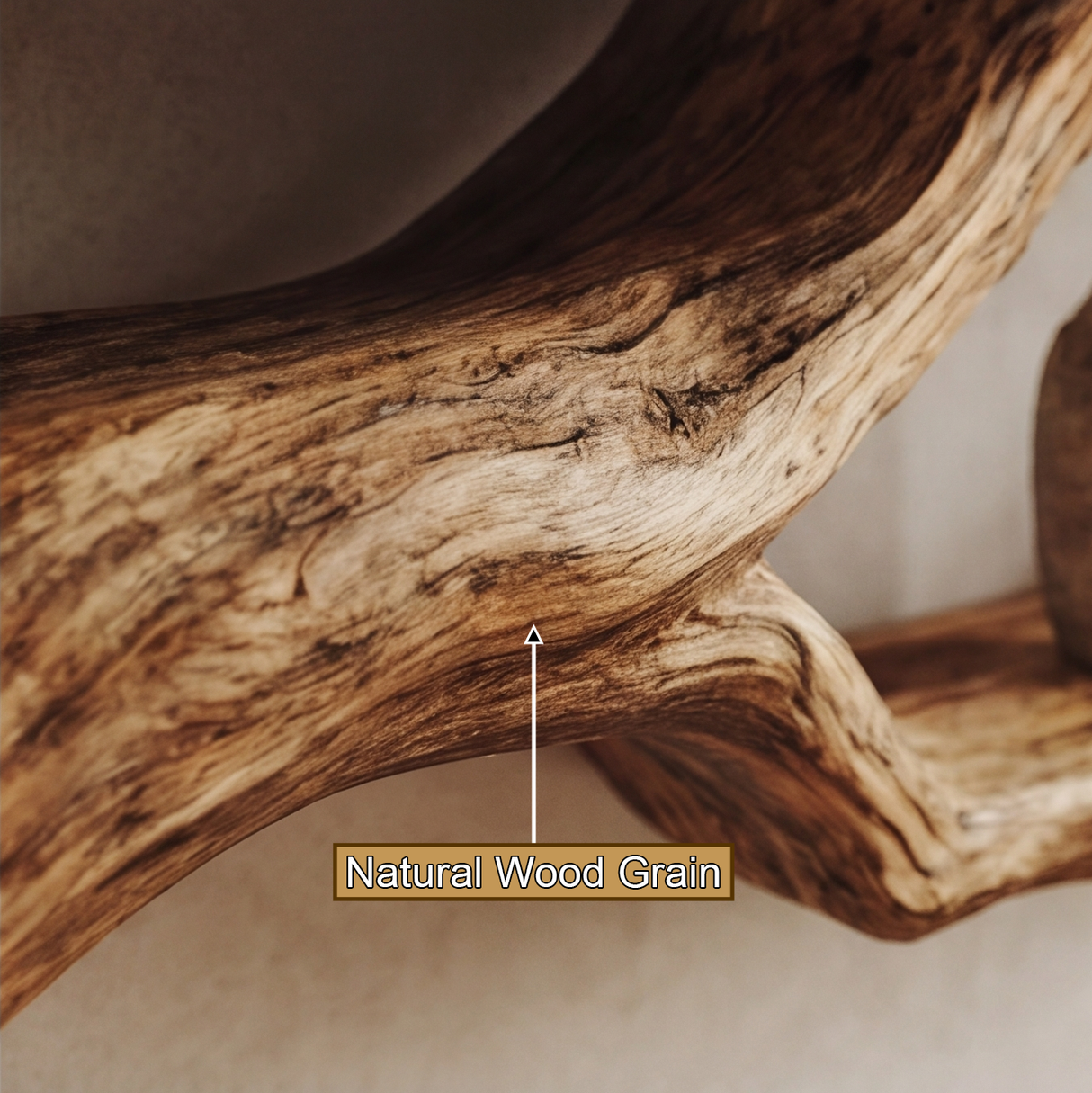 Wildbough Handcrafted Solid Wood Tree Bookshelf - Timberustic Tree Bookshelf