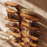 Wildgrove Live Edge Solid Wood Tree Bookshelf - Timberustic Tree Bookshelf
