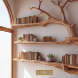 Wildwood Organic Solid Wood Tree Bookshelf - Timberustic Tree Bookshelf