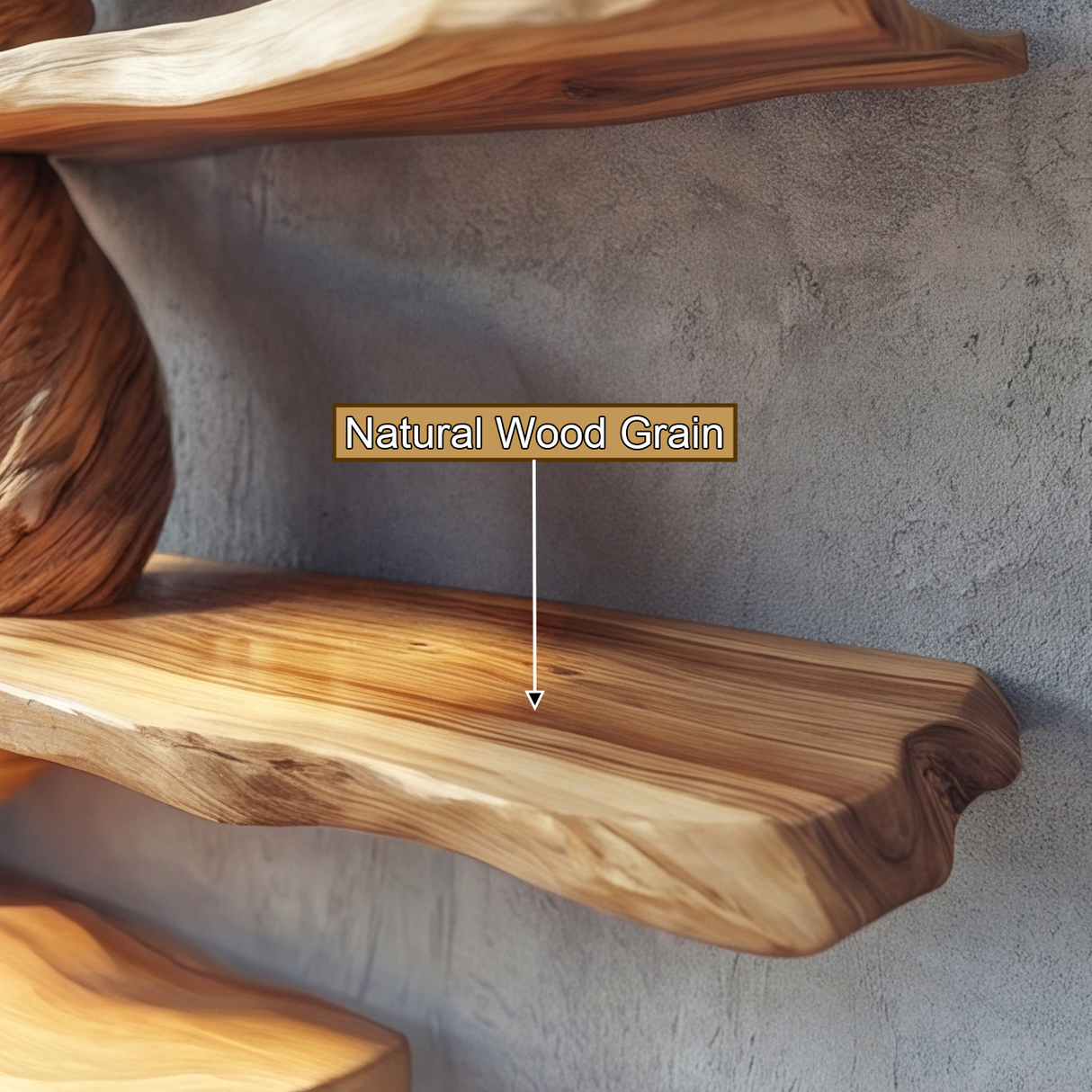 Willowcrest Handcrafted Solid Wood Tree Bookshelf