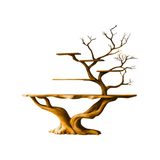 Willowcrest Solid Wood Console Table with Shelves Teak - Timberustic Console Table with Shelves