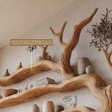 Willowmere Sculpted Solid Wood Tree Bookshelf - Timberustic Tree Bookshelf