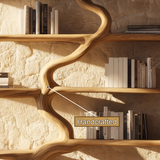 Windhollow Handcrafted Solid Wood Tree Bookshelf - Timberustic Tree Bookshelf
