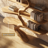 Windhollow Handcrafted Solid Wood Tree Bookshelf - Timberustic Tree Bookshelf