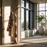 Wrenmoor Twisted Solid Wood Tree Coat Rack - Timberustic Tree Coat Rack