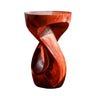 Xavionis Solid Wood Sculpted Pedestal Stand Mahogany - Timberustic Pedestal Stand