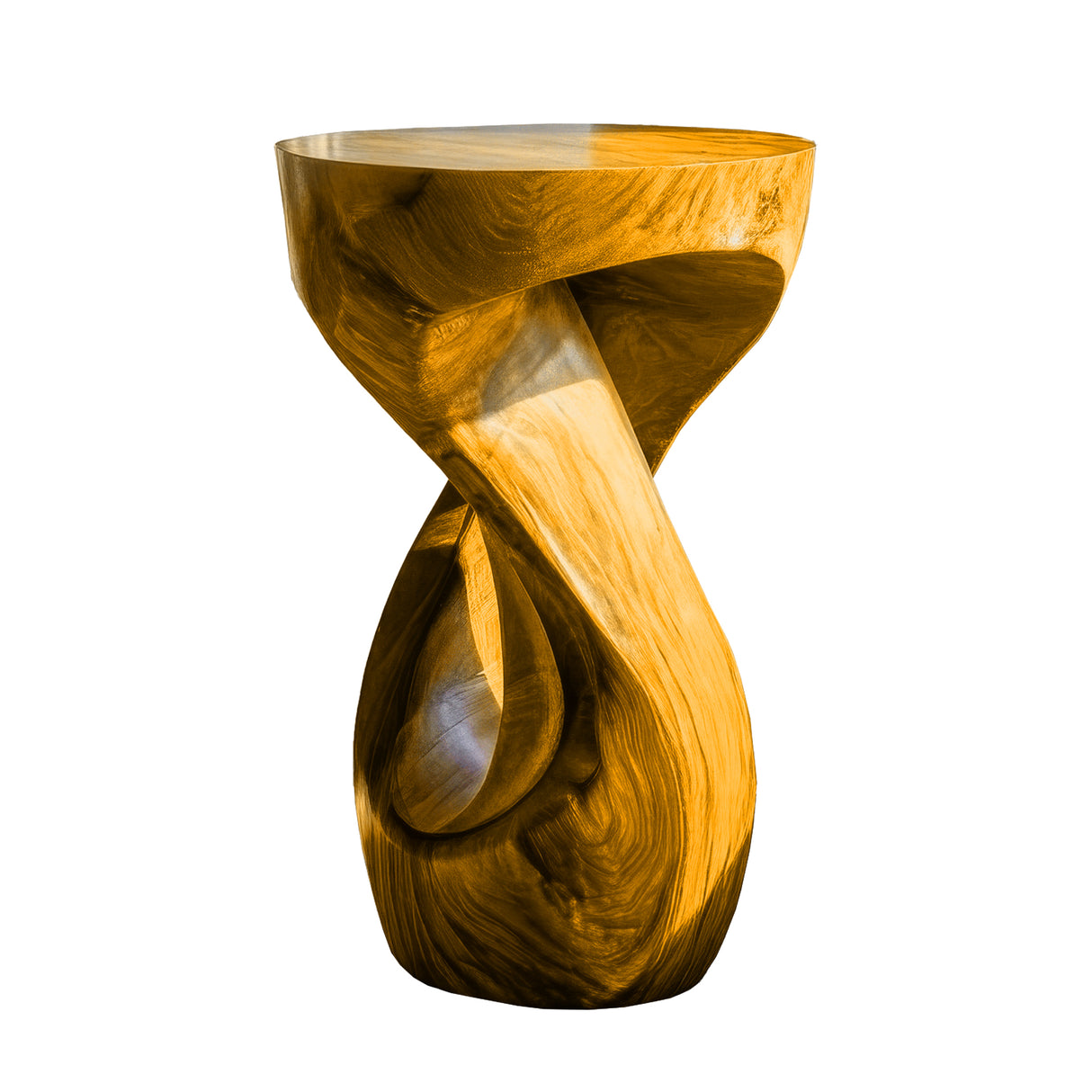 Xavionis Solid Wood Sculpted Pedestal Stand Teak - Timberustic Pedestal Stand