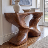 Xavoryn Sculpted Solid Wood Console Table - Timberustic Console Table