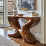 Xavoryn Sculpted Solid Wood Console Table - Timberustic Console Table