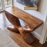 Xavoryn Sculpted Solid Wood Console Table - Timberustic Console Table