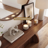 Zavethra Sculpted Solid Wood Console Table - Timberustic Console Table