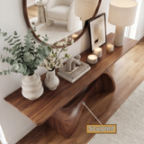Zavethra Sculpted Solid Wood Console Table - Timberustic Console Table