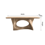 Zavethra Sculpted Solid Wood Console Table - Timberustic Console Table