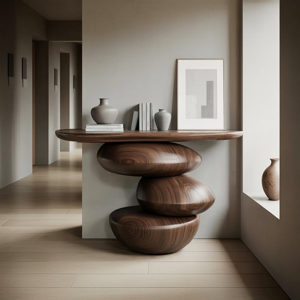 Zenform Live Edge Console Table