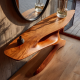 Zenthoryx Sculpted Solid Wood Console Table - Timberustic Console Table