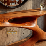 Zenthoryx Sculpted Solid Wood Console Table - Timberustic Console Table
