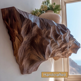 Zenviro Live Edge Solid Wood Mountain Floating Shelf SPA524781 - Timberustic Floating Shelf