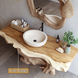 Zenvor Rootform Solid Wood Freestanding Bathroom Vanity SPA231876 - Timberustic Freestanding Bathroom Vanity