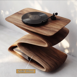 Zephorin Handcrafted Solid Wood Record Player Stand
