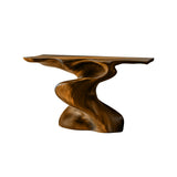 Zephorin Sculpted Solid Wood Console Table